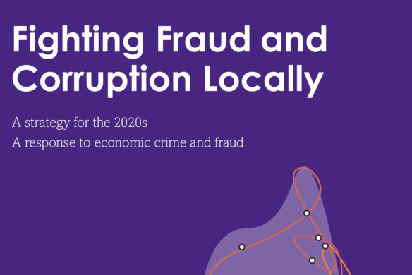 Fighting Fraud and Corruption Locally Strategy - front cover - Veritau